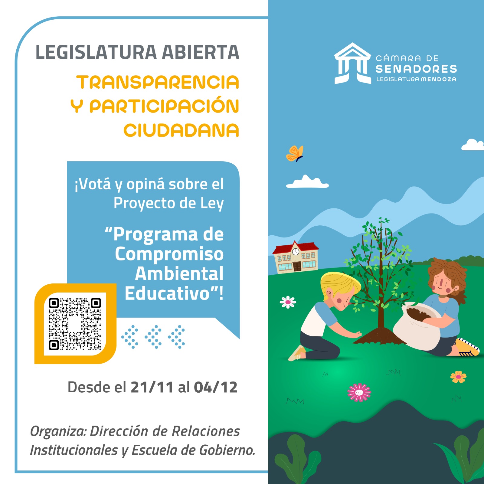 La Legislatura de Mendoza impulsa la participación ciudadana en la creación de leyes ambientales